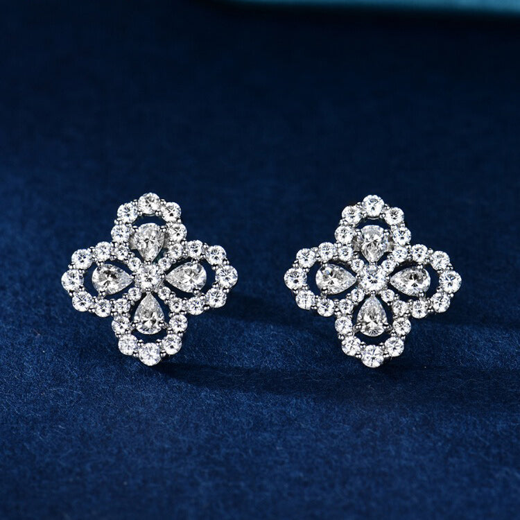 ¡®AuraJewelry¡¯LOOP EARRINGS FULL MOTIF DIAMOND 16MM