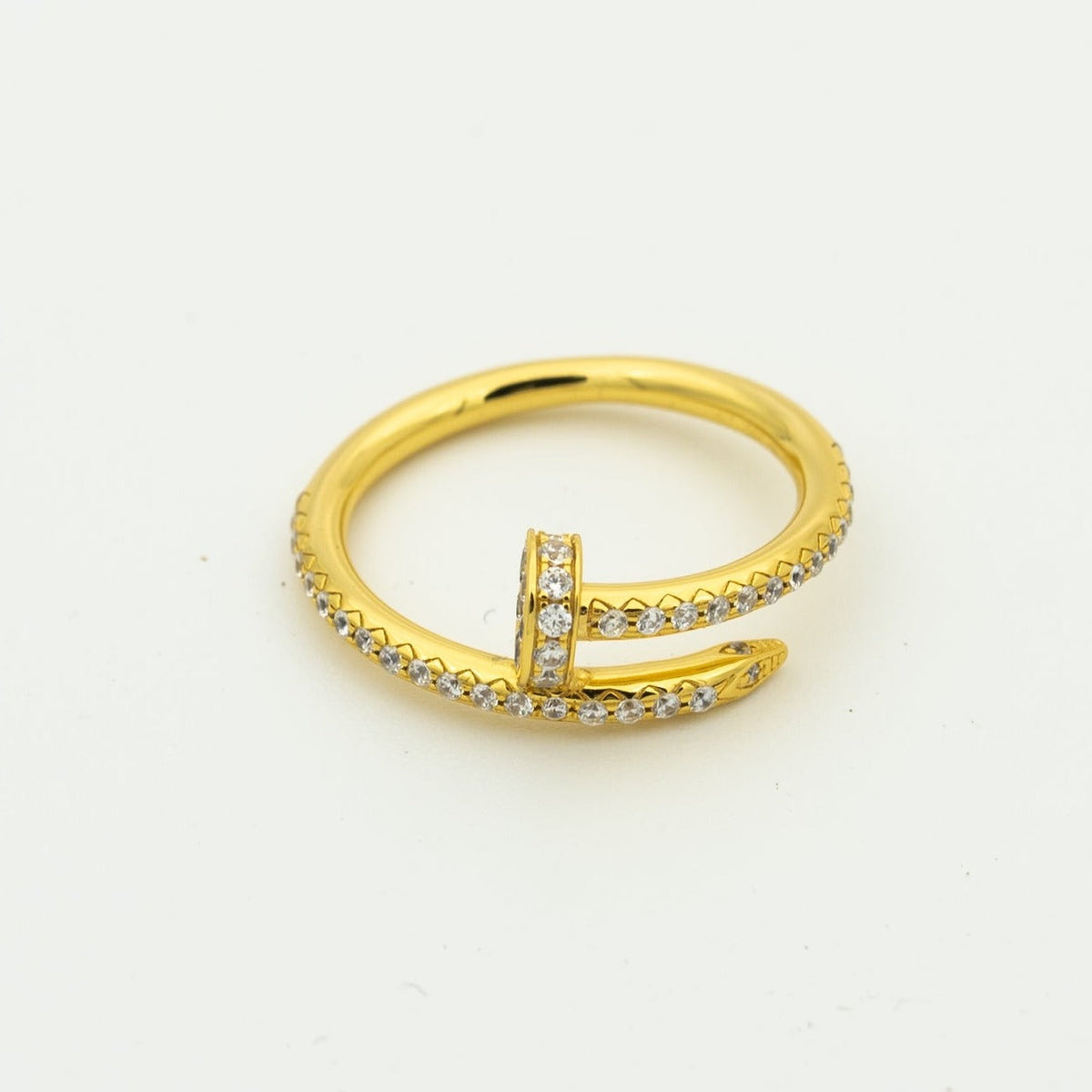 ¡®AuraJewelry¡¯JUSTE RING 1.8MM GOLD DIAMONDS