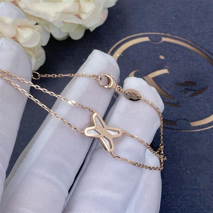 ¡®AuraJewelry¡¯JEUX BRACELET WHITE MOP PINK GOLD 1 DIAMOND