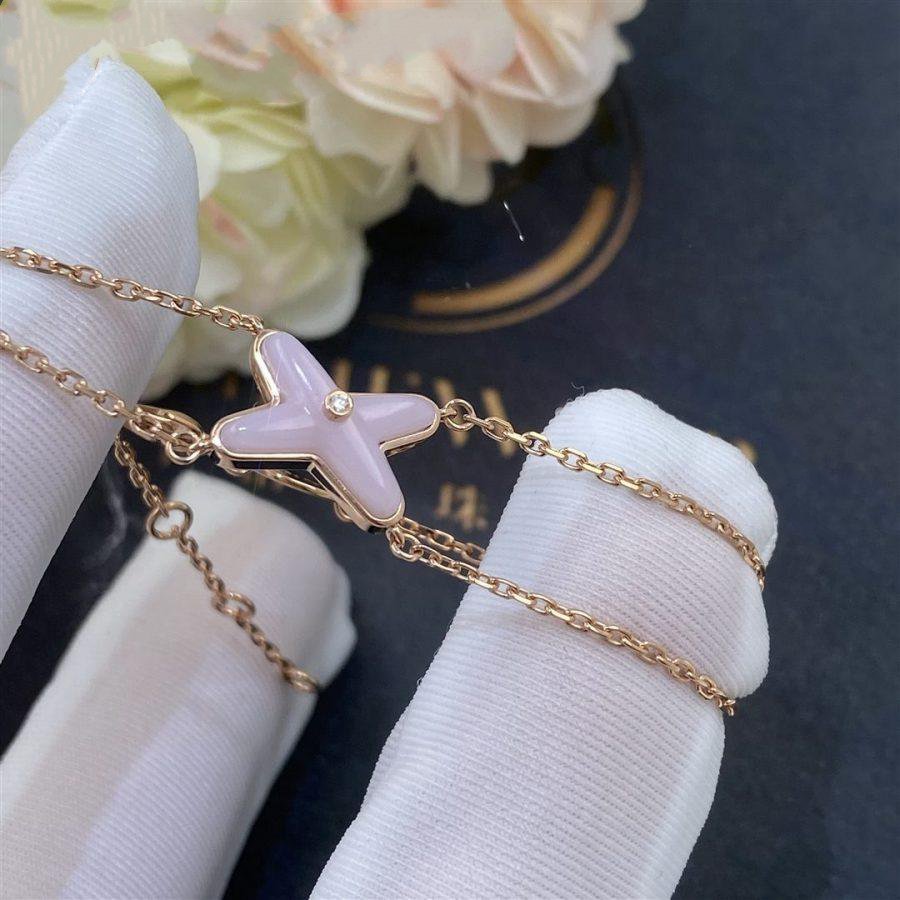 ¡®AuraJewelry¡¯JEUX BRACELET PINK MOP PINK GOLD 1 DIAMOND