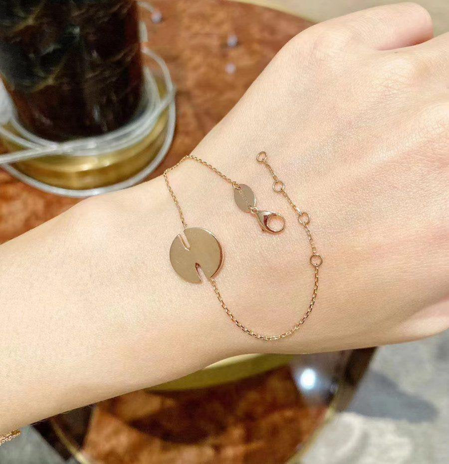 ¡®AuraJewelry¡¯JEUX DE BRACELET MOP PINK GOLD DIAMONDS