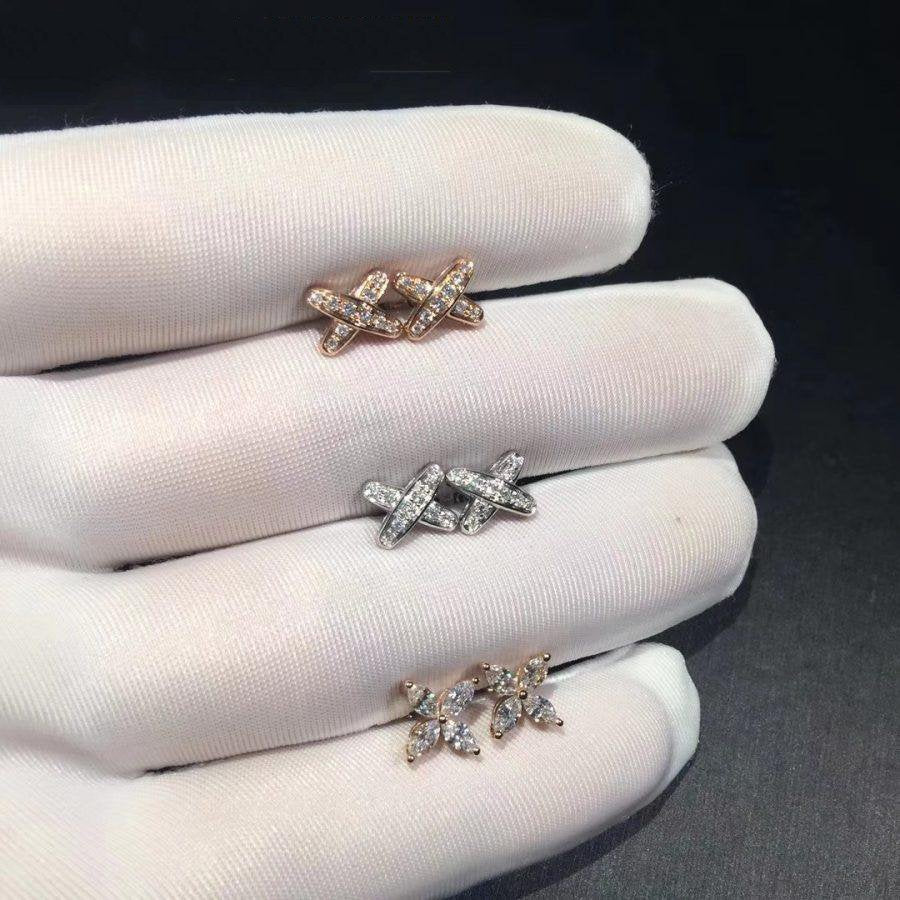 ¡®AuraJewelry¡¯JEUX DE DIAMOND EARRINGS