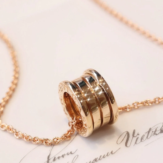 [AuraJewelry]ZERO 1 PINK GOLD NECKLACE