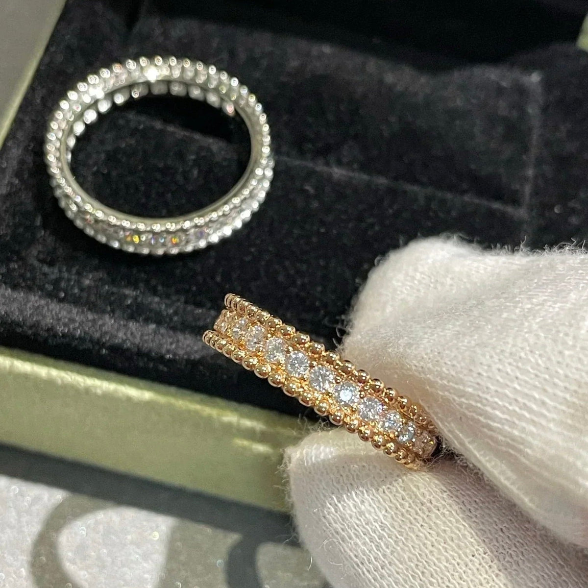 ¡®AuraJewelry¡¯PERLEE DIAMOND ROSE GOLD RING
