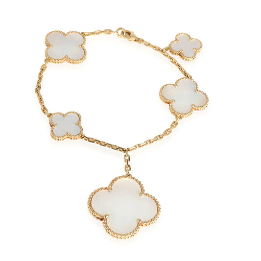 ¡®AuraJewelry¡¯MAGIC CLOVER MOP GOLD BRACELET 5 MOTIFS
