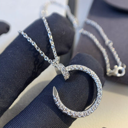 ¡®AuraJewelry¡¯JUSTE NECKLACE SILVER DIAMONDS