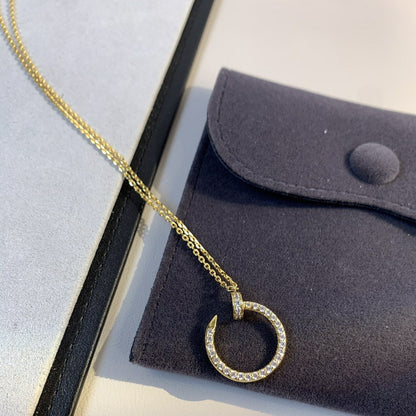 ¡®AuraJewelry¡¯JUSTE NECKLACE GOLD DIAMONDS