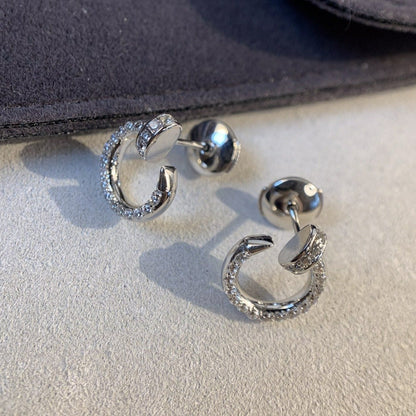 ¡®AuraJewelry¡¯JUSTE EARRINGS SILVER DIAMONDS