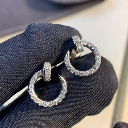 ¡®AuraJewelry¡¯JUSTE EARRINGS SILVER DIAMONDS