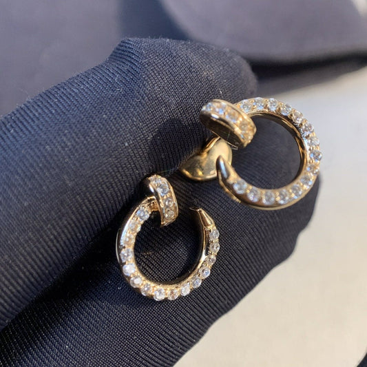 ¡®AuraJewelry¡¯JUSTE EARRINGS GOLD DIAMONDS