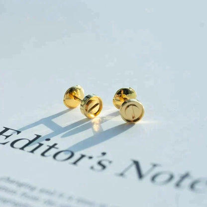 ¡®AuraJewelry¡¯LOVE EARRINGS GOLD 10MM