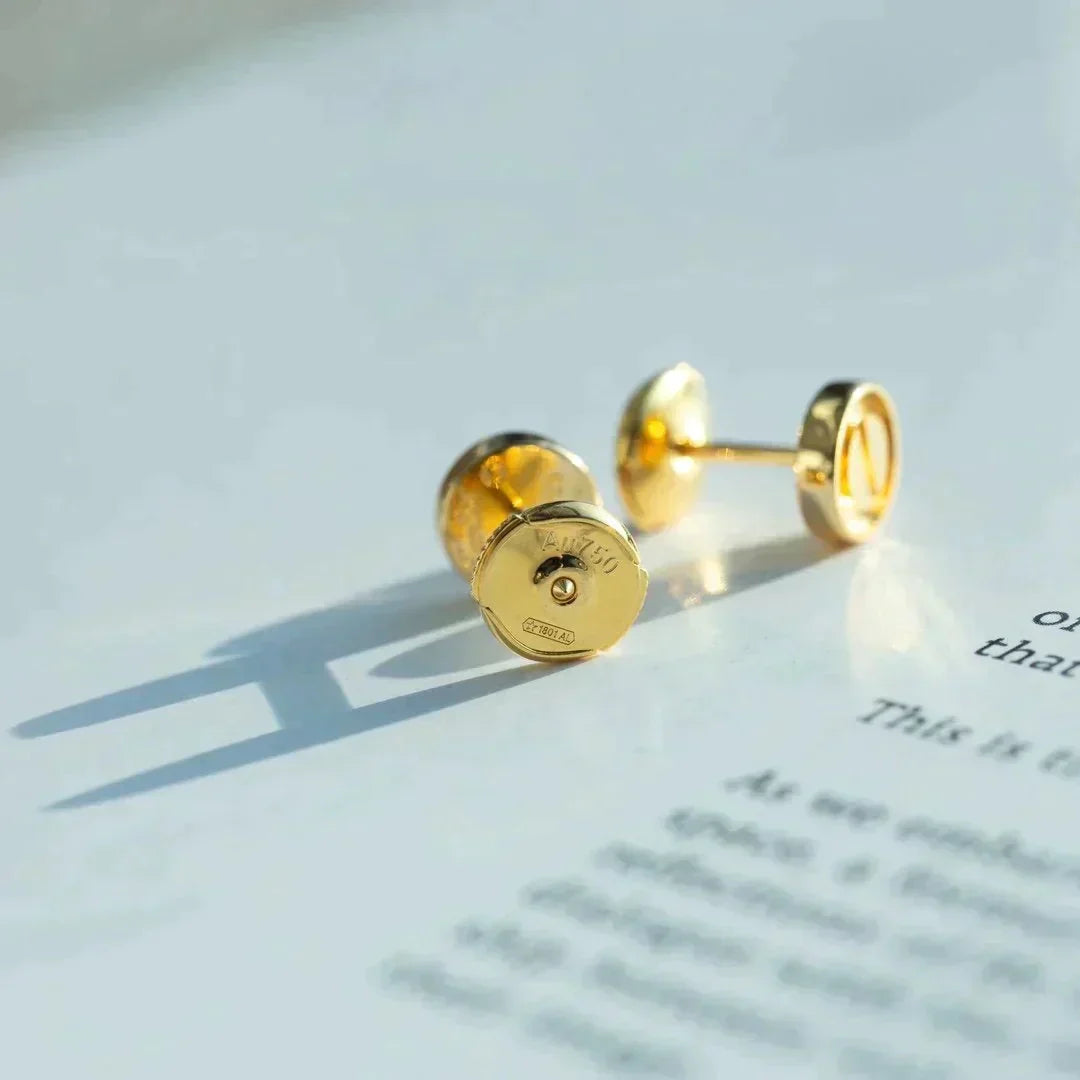 ¡®AuraJewelry¡¯LOVE EARRINGS GOLD 10MM