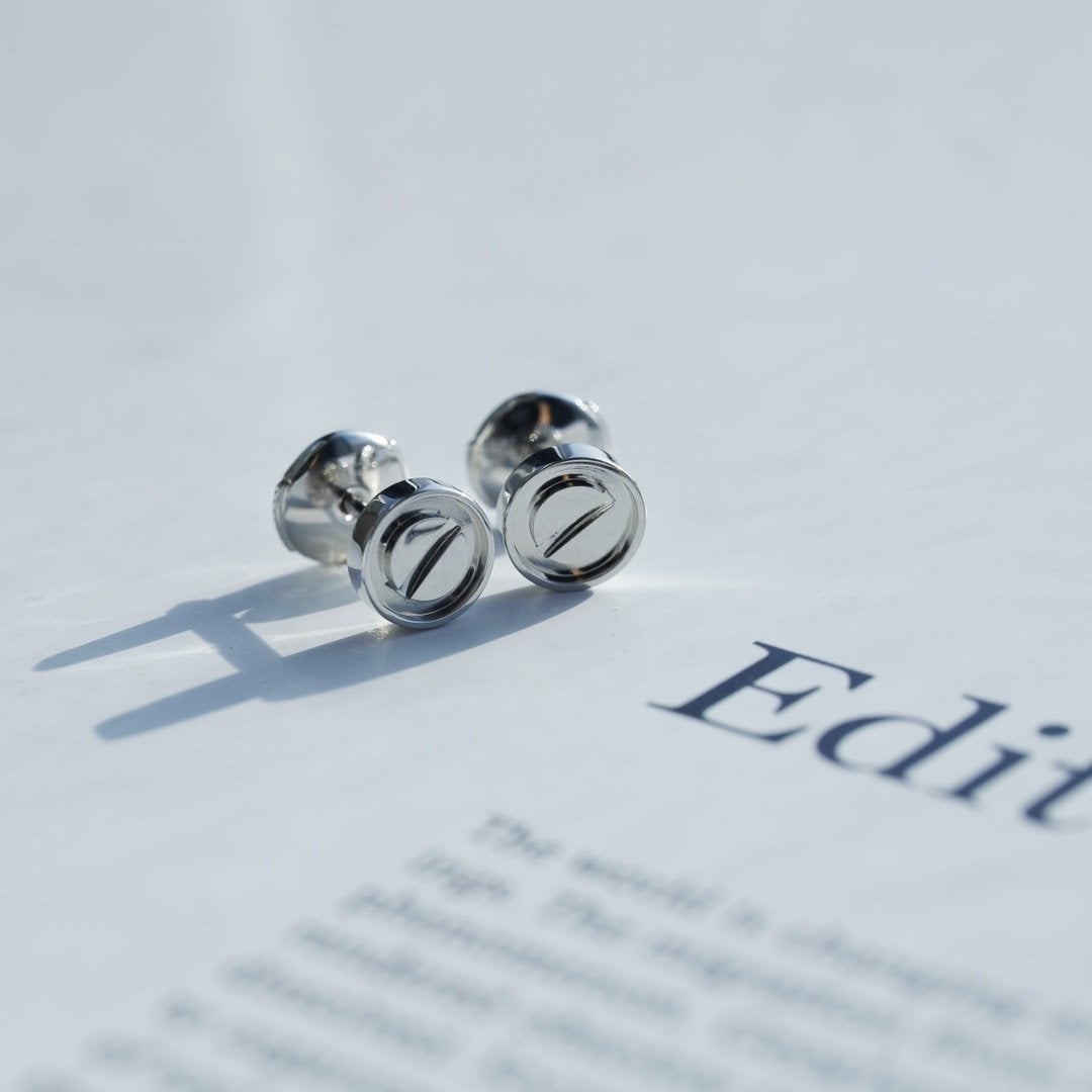 ¡®AuraJewelry¡¯LOVE EARRINGS SILVER 10MM