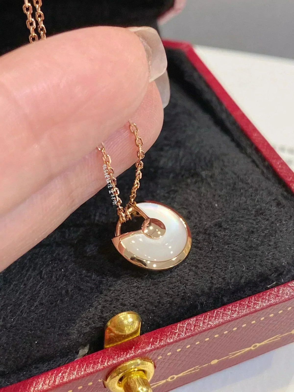 ¡®AuraJewelry¡¯AMULETTE ROSE GOLD MOP NECKLACE