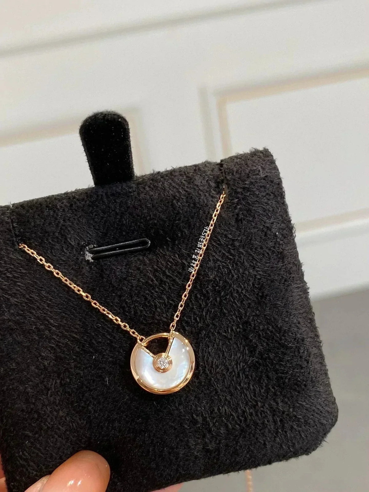 ¡®AuraJewelry¡¯AMULETTE ROSE GOLD MOP NECKLACE