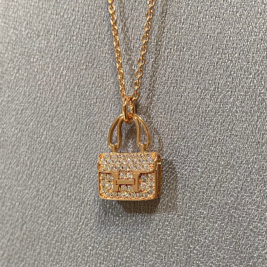 ¡®AuraJewelry¡¯CONSTANCE PEDANT DIAMOND NECKLACE
