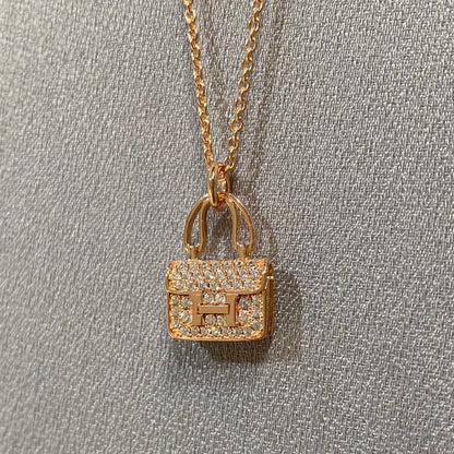 ¡®AuraJewelry¡¯CONSTANCE PEDANT DIAMOND NECKLACE