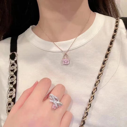 ¡®AuraJewelry¡¯CONSTANCE PEDANT PURPLE DIAMOND NECKLACE