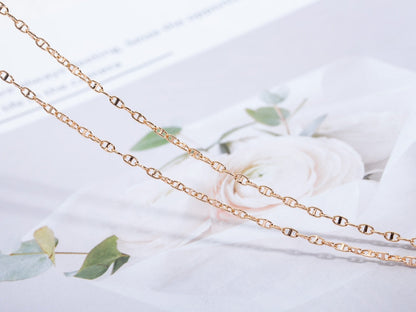 ¡®AuraJewelry¡¯ECHAPPEE NECKLACE PINK GOLD
