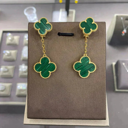 ¡®AuraJewelry¡¯CLOVER 2 MOTIFS  EARRINGS (MULTIPLE CHOICESC