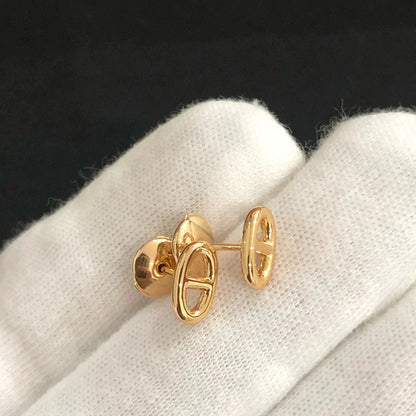 ¡®AuraJewelry¡¯CHAINE SMALL EARRINGS GOLD AND SILVER