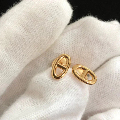 ¡®AuraJewelry¡¯CHAINE SMALL EARRINGS GOLD AND SILVER