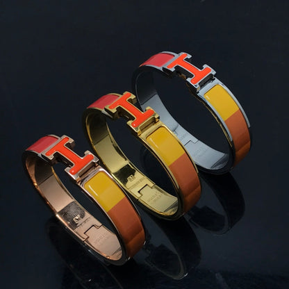 ¡®AuraJewelry¡¯H BRACELET ORANGE RAINBOW CERAMIC