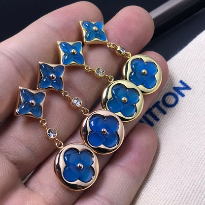 ¡®AuraJewelry¡¯STAR AND SUN AGATE DIAMOND EARRINGS