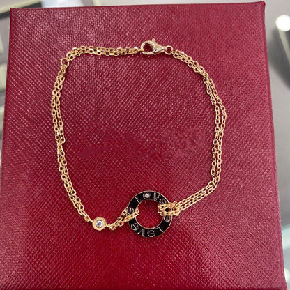 ¡®AuraJewelry¡¯LOVE BRACELET 2 DIAMOND