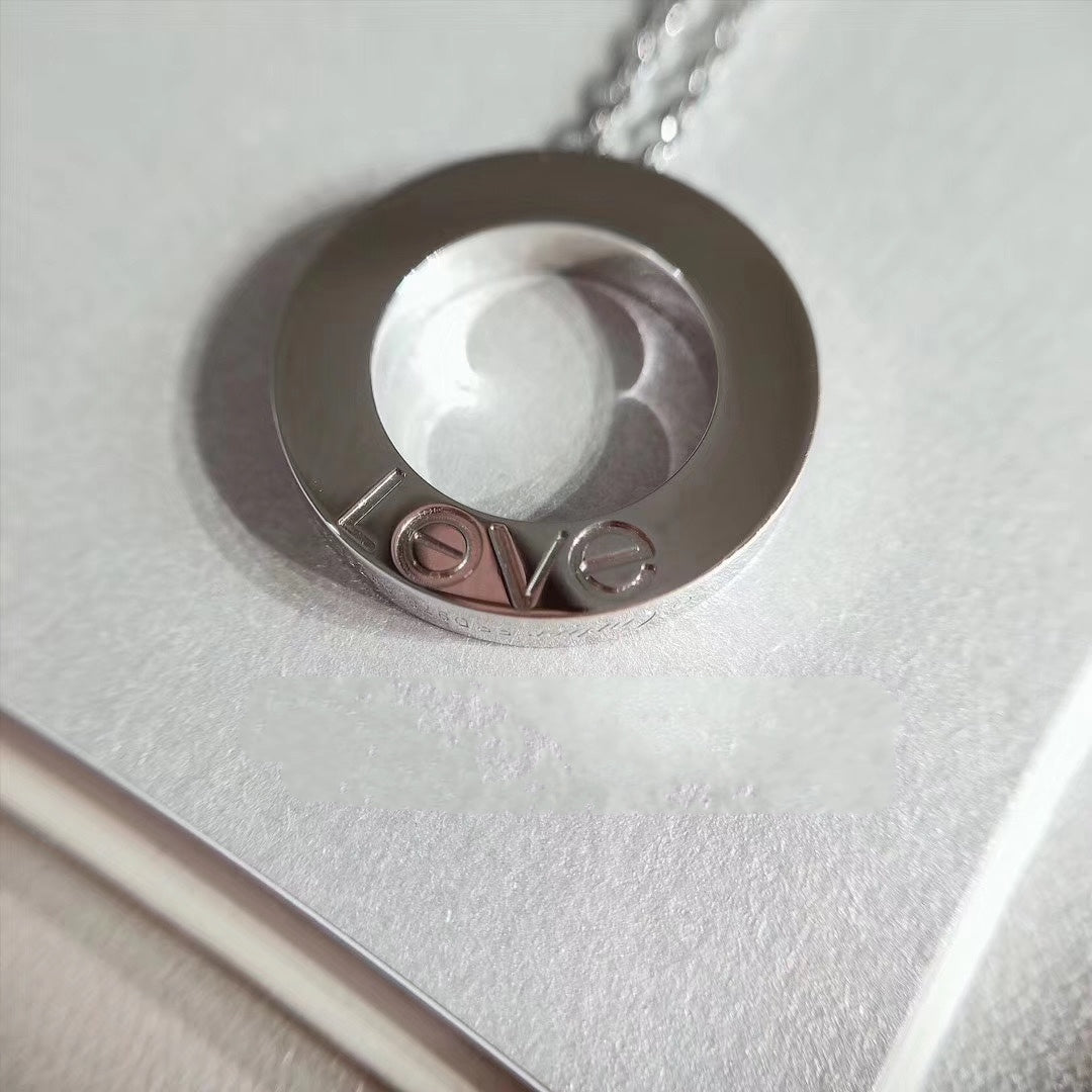 ¡®AuraJewelry¡¯LOVE NECKLACE ADJUSTABLE SILVER