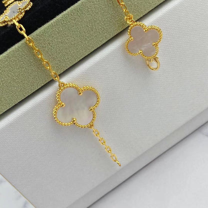 ¡®AuraJewelry¡¯MAGIC CLOVER MOP GOLD BRACELET 5 MOTIFS