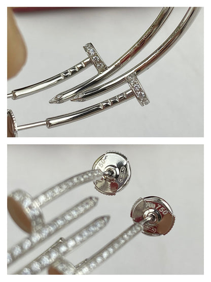 ¡®AuraJewelry¡¯JUSTE EARRINGS FULL DIAMONDS 1.8MM