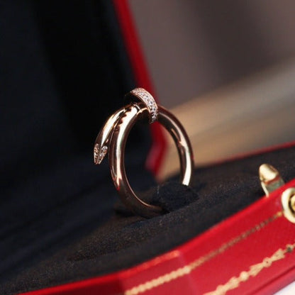¡®AuraJewelry¡¯JUSTE RING 2.65MM PINK GOLD DIAMOND
