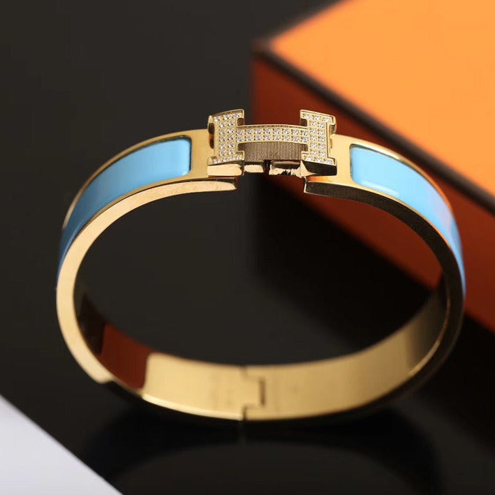 ¡®AuraJewelry¡¯H CLOUD BLUE BRACELET GOLD DIAMOND