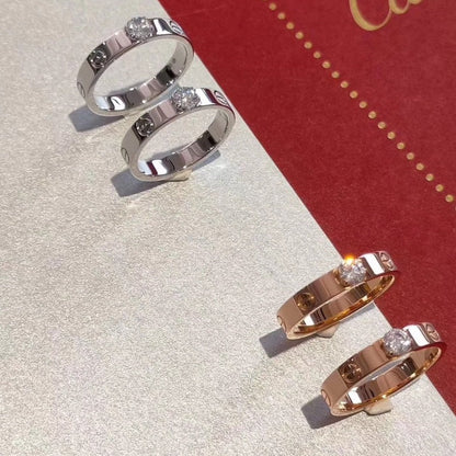 ¡®AuraJewelry¡¯LOVE RING 3.6MM 1 BIG DIAMOND