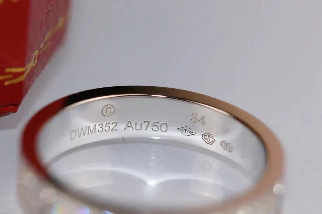 ¡®AuraJewelry¡¯LOVE RING 3.6MM DIAMOND PAVED