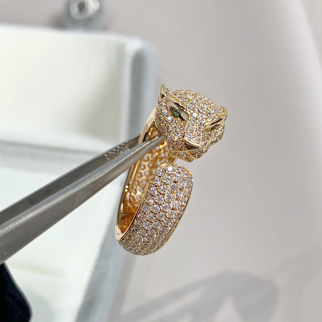 ¡®AuraJewelry¡¯PANTHERE PINK GOLD DIAMOND RING