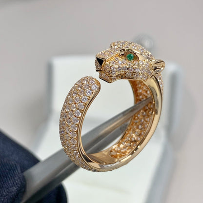 ¡®AuraJewelry¡¯PANTHERE PINK GOLD DIAMOND RING