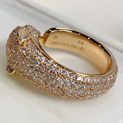 ¡®AuraJewelry¡¯PANTHERE PINK GOLD DIAMOND RING