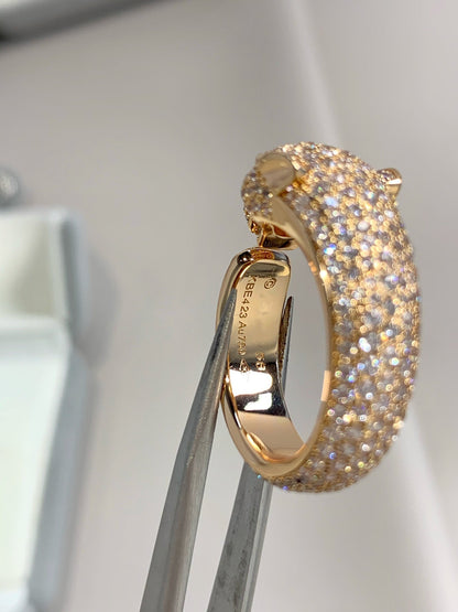 ¡®AuraJewelry¡¯PANTHERE PINK GOLD DIAMOND RING