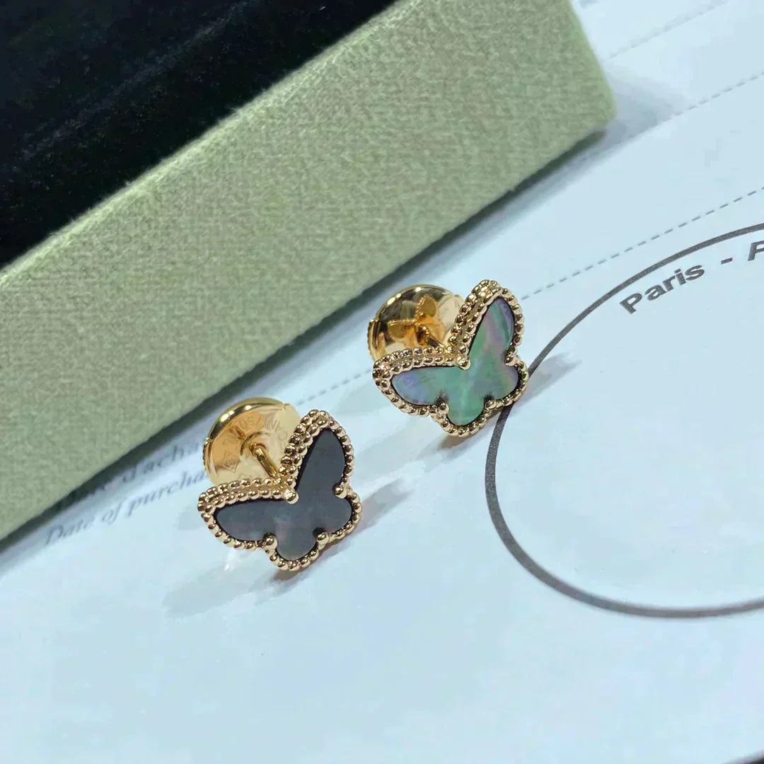 ¡®AuraJewelry¡¯BUTTERFLY DARK MOP  EARRINGS