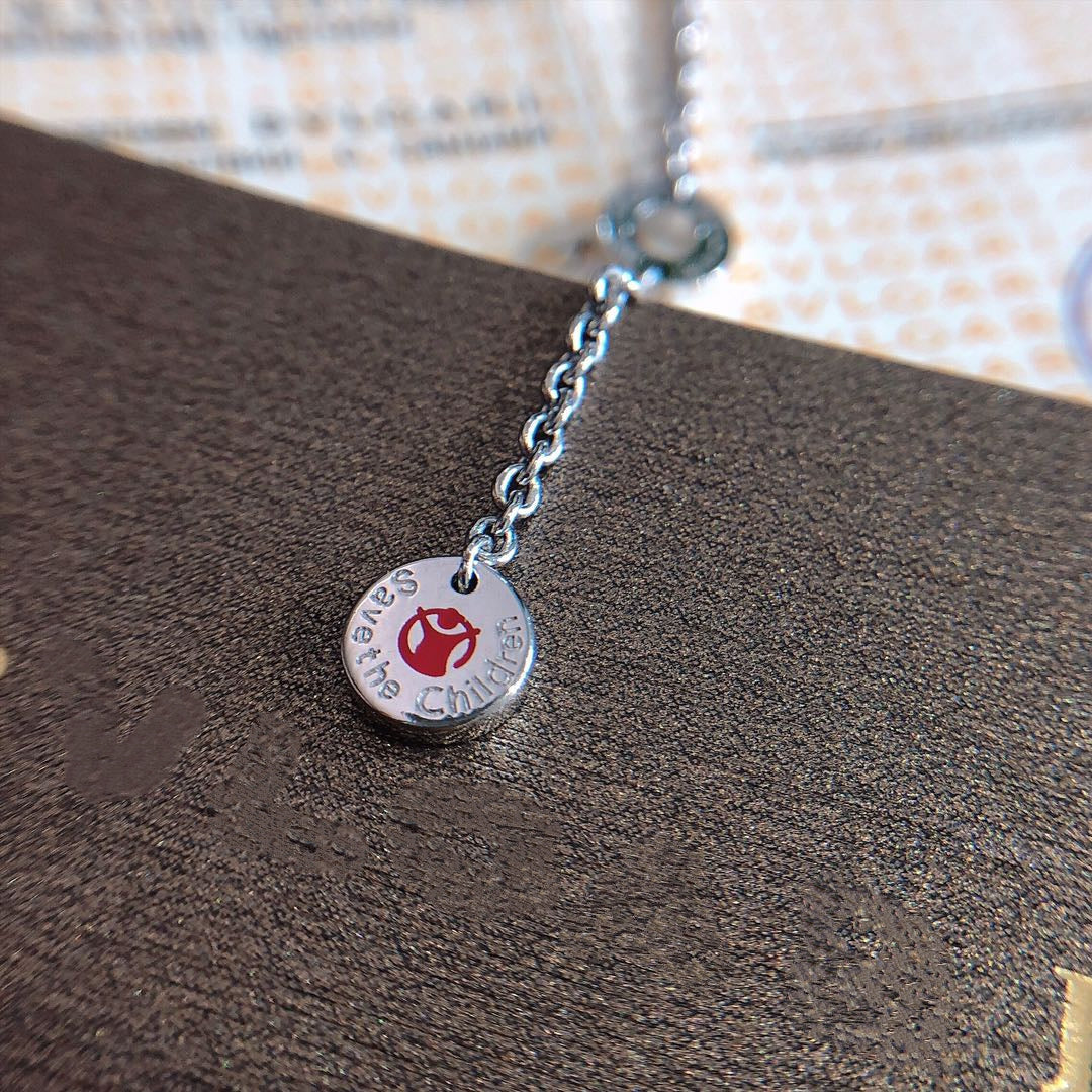 [AuraJewelry]ZERO 1 BLACK CERAMIC SILVER NECKLACE