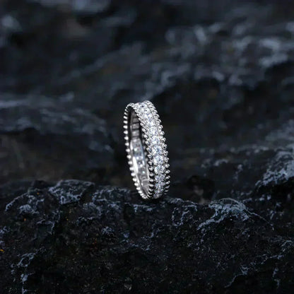 ¡®AuraJewelry¡¯PERLEE DIAMOND SILVER RING