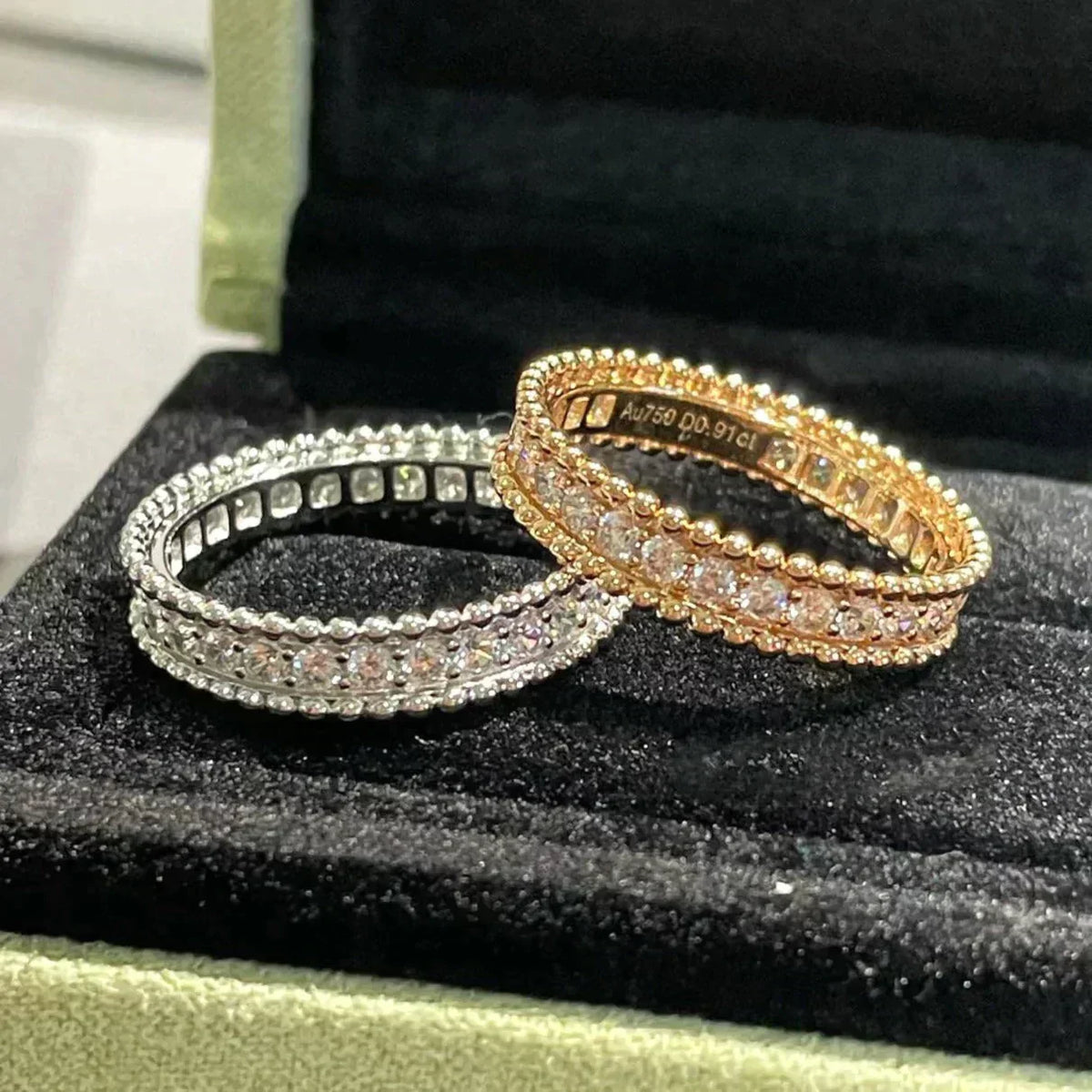 ¡®AuraJewelry¡¯PERLEE DIAMOND ROSE GOLD RING