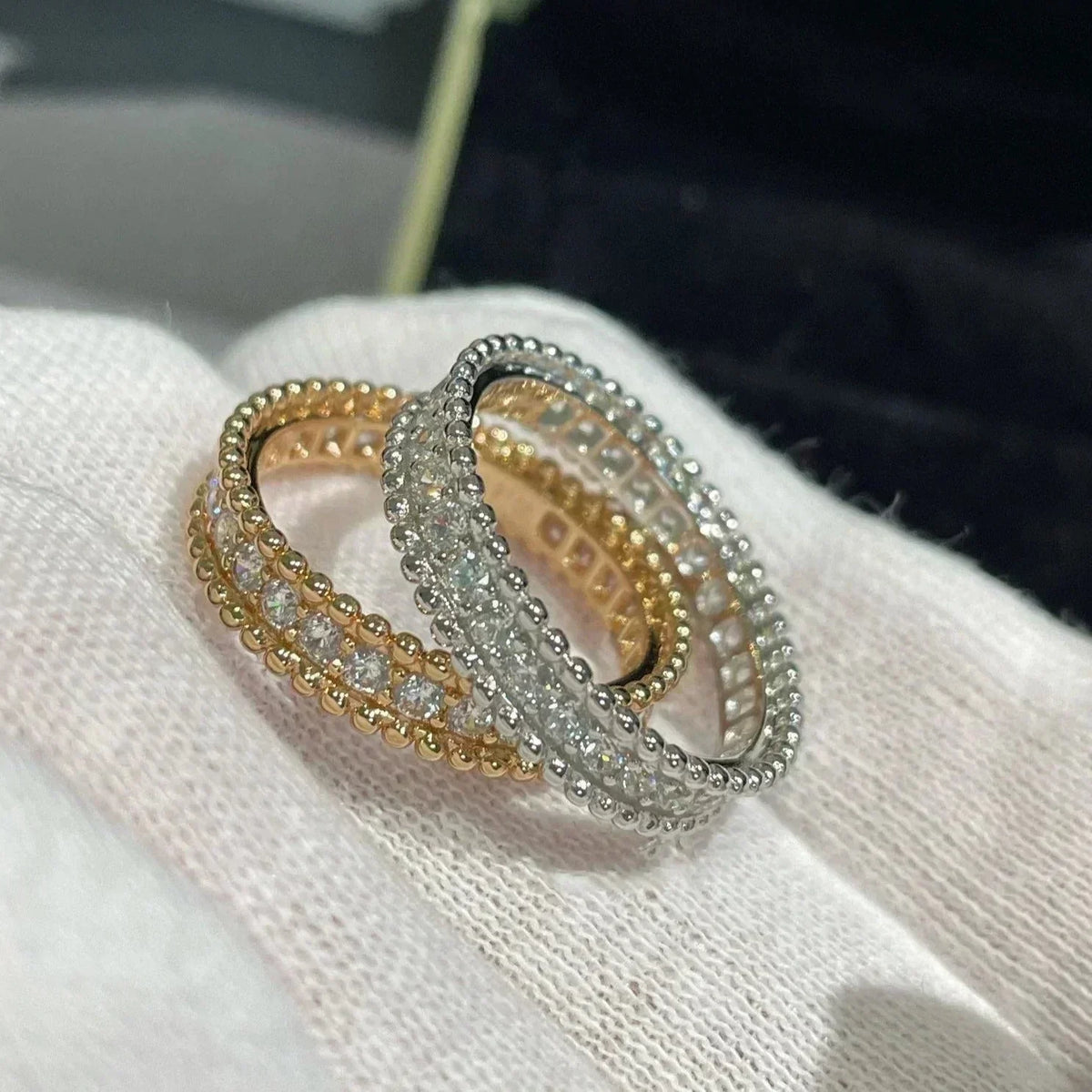 ¡®AuraJewelry¡¯PERLEE DIAMOND ROSE GOLD RING