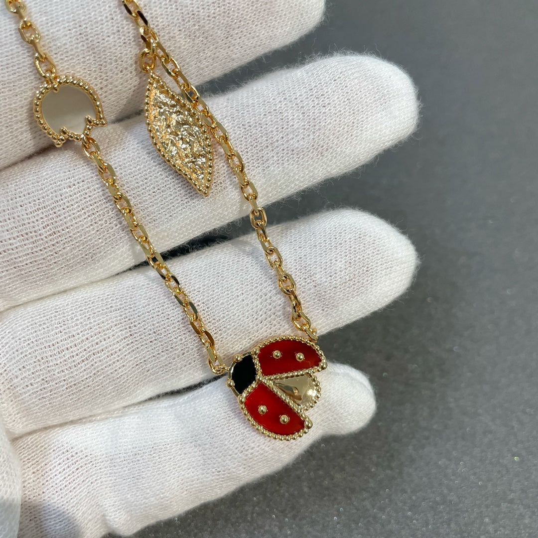 ¡®AuraJewelry¡¯LUCKY SPRING 15 MOTIFS GOLD NECKLACE