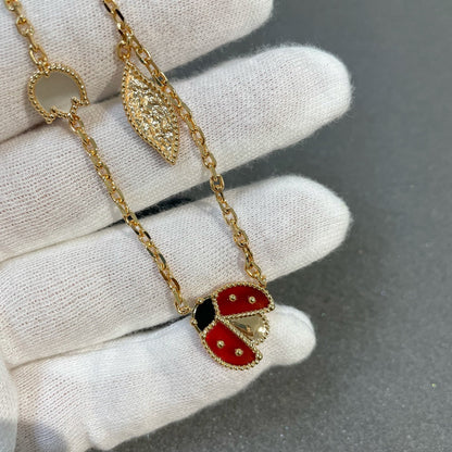 ¡®AuraJewelry¡¯LUCKY SPRING 15 MOTIFS GOLD NECKLACE