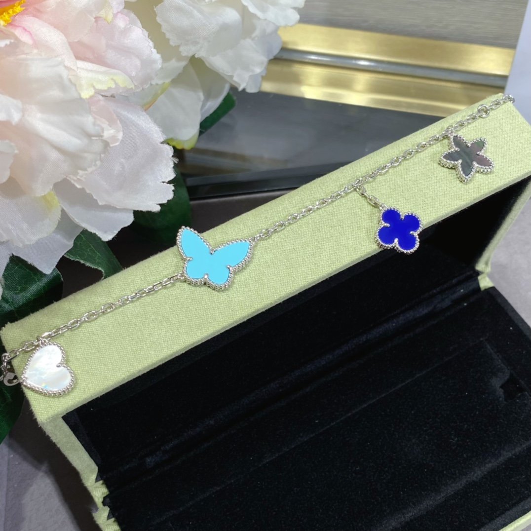 ¡®AuraJewelry¡¯LUCKY SPRING SILVER BRACELET 4 MOTIF