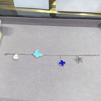 ¡®AuraJewelry¡¯LUCKY SPRING SILVER BRACELET 4 MOTIF