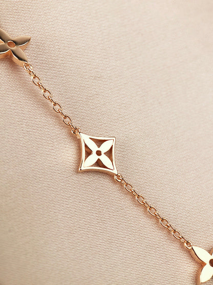¡®AuraJewelry¡¯STAR AND SUN 7 MOTIFS GOLD BRACELET